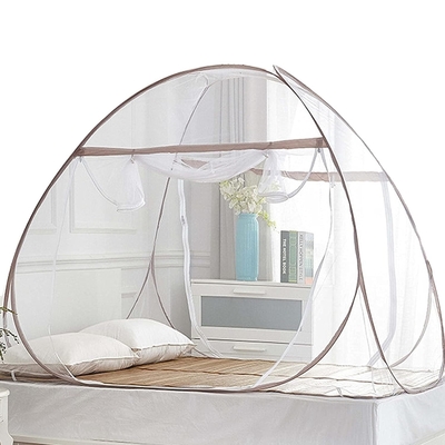 Esterno estate portabile doppia porta letto baldacchino pieghevole design tenda per zanzare per la casa