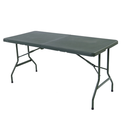 Stile di design contemporaneo Tavolo da campeggio in plastica pieghevole portatile con strisce