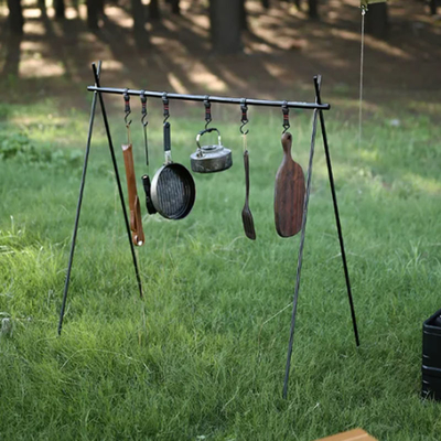 Treppiede portatile ultraleggero per esterni Viaggi Sundries Rack per mobili da giardino