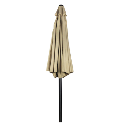 Furniture per esterni Customized Leisure Iron Steel Garden Umbrella con manubrio e inclinazione