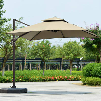 Paracadute a cantilever a prova di vento per picnic 2023 Mobili per patio esterno per ristorante giardino