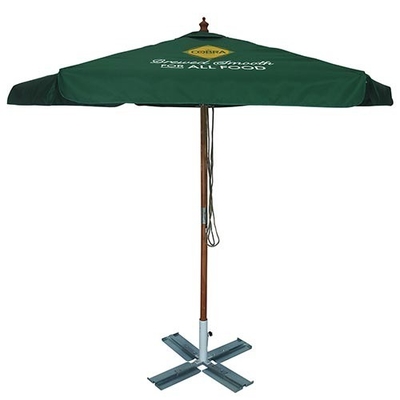 Copertura impermeabile 180g tessuto poliestere rettilineo ombrello da giardino per il tempo libero con logo stampato